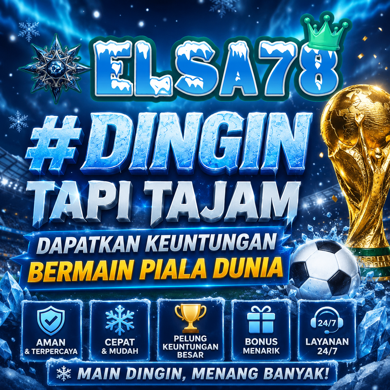 ELSA78 # Dingin Tapi Tajam Dapatkan Keuntungan Bermain Piala Dunia ELSA78 # Dingin Tapi Tajam Dapatkan Keuntungan Bermain Piala Dunia